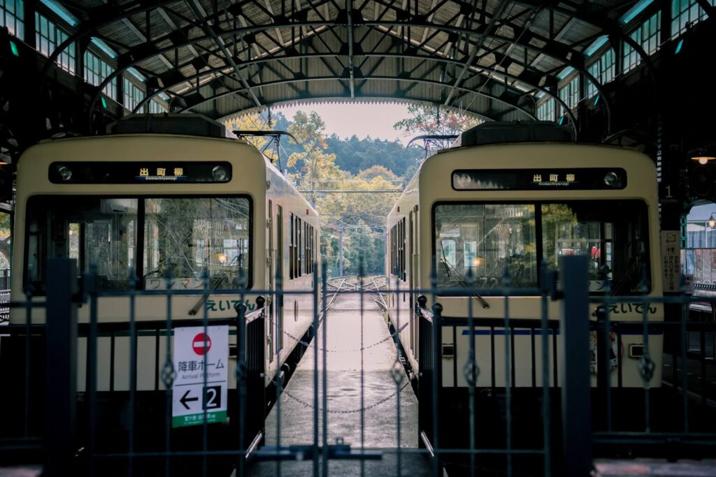 일본의 오래된 전철
